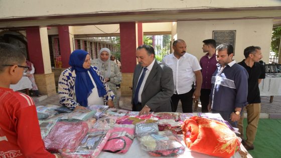 محافظ أسيوط يتفقد مكتبة مصر العامة ويشهد فعاليات مبادرة “بإيدينا نصنع” لتنمية مهارات الشباب والأطفال