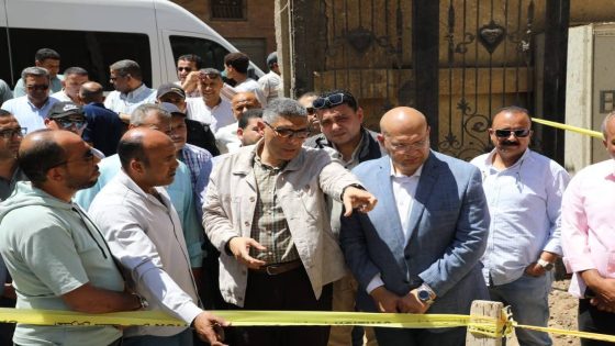 محافظ الجيزة يتفقد مشروعات محطات رفع الصرف الصحي بالرهاوي وأعمال توسعة محطة المعالجة بأم دينار ومشروع خزان المياه الجديد بمنشأة القناطر