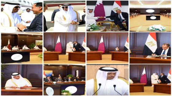 انعقاد أعمال الدورة السادسة للجنة العليا المصرية القطرية المشتركة بمدينة العلمين