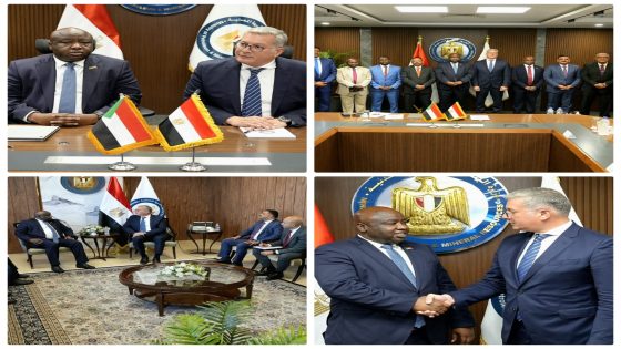 وزير البترول يستقبل وزير المعادن السوداني ونائب السفير السوداني بالقاهرة