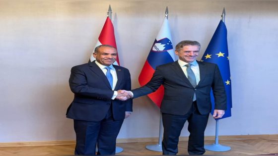 وزير الخارجية يلتقي رئيس وزراء سلوفينيا لبحث سبل تعزيز التعاون الثنائي