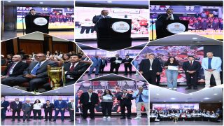 وزير الرياضة يكرم بطلات مصر لكرة اليد والسلة بعد التتويج ببطولة إفريقيا   وزير الرياضة لشابات اليد والسلة: “شرفتونا وفرحتونا” وشرفتوا الرياضة المصرية