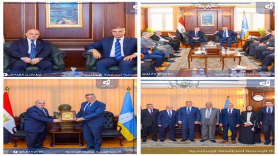 محافظ الإسكندرية يستقبل رئيس هيئة النيابة الإدارية لبحث سبل تعزيز التعاون المشترك