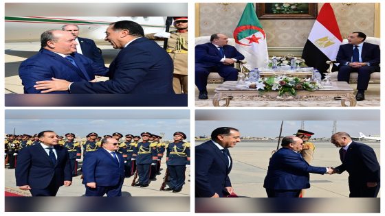 استقبل،  اليوم، الدكتور مصطفى مدبولي، رئيس مجلس الوزراء، الدكتور/ سيفي غريب، الوزير الأول للجمهورية الجزائرية الديمقراطية الشعبية، بمطار القاهرة الدوليّ؛ الذي يزور مصر على رأس وفد رسمي؛ للمشاركة في أعمال اللجنة العليا المصرية الجزائرية