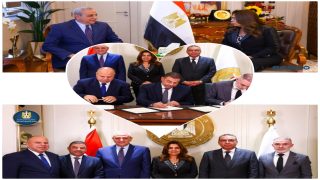 وزيرة التنمية المحلية ومحافظ الغربية ونائب وزير النقل يشهدون توقيع عقد إدارة وتشغيل مرفقي النقل الداخلي بمدينتي طنطا والمحلة الكبرى