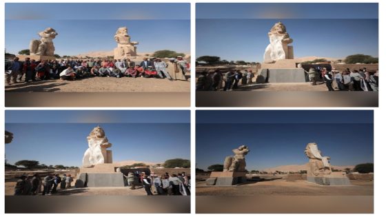 دراسات علمية دقيقة، وتوثيقًا شاملًا لحالة التمثالين، واستخدام مواد متوافقة مع طبيعة الحجر الأثري، بما يضمن استدامتهما على المدى الطويل، مع مراعاة الظروف البيئية والمناخية المحيطة بالموقع، واصفًا ما تم من أعمال بالخطوة المهمة ضمن خطة متكاملة لإحياء وتطوير المواقع الأثرية البر الغربي بالأقصر،