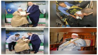 نقيب السادة الاشراف فضيلة العالم الجليل (شيخ الشرف )الشريف الأستاذ الدكتور / أحمد عمر هاشم رحمة الله عليه عضو المجلس الأعلى لنقابة السادة الأشراف ورئيس اللجنة العلمية العليا بالنقابة وأحد الرموز الكبيرة للسادة الأشراف