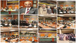 جامعة أسيوط تنظم المؤتمر الختامي لنموذج محاكاة مجلس النواب المصري في موسمه الرابع عشر تحت رعاية الدكتور أحمد المنشاوي رئيس جامعة أسيوط،